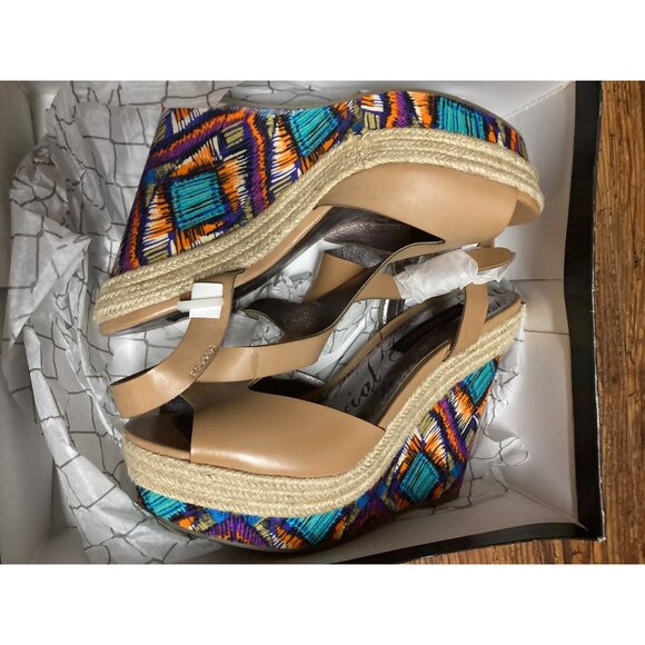 Material Girl Women's Wedge Sandals Size 7.5 M - New In Box by Madonna - Picture 2 of 7